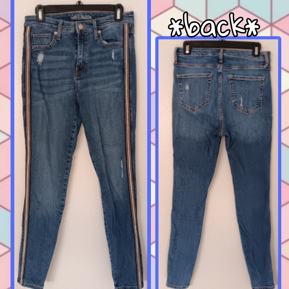 High-waist Jeans